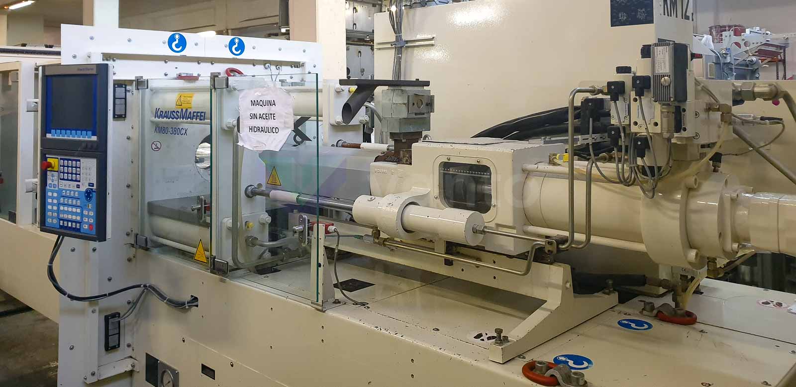 KRAUSS MAFFEI KM 80-380 CX 80t injection molding machine (2006) id10484