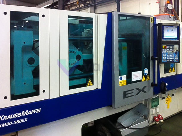 KRAUSS MAFFEI EX 80 / 380 80t all-electric injection molding machine (2008) id4001