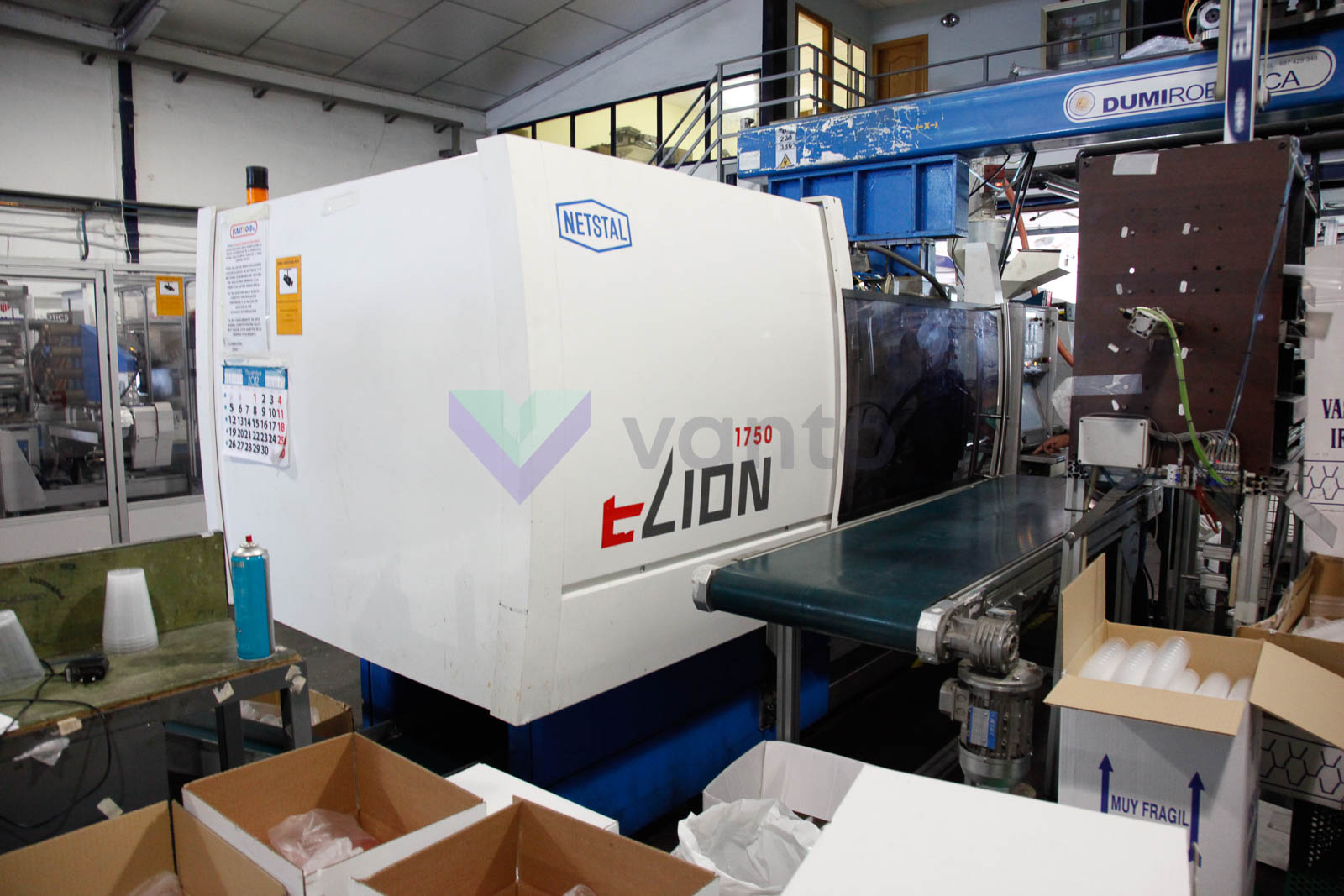 NETSTAL Elion 1750/840 PM 175t injection molding machine (2007) id4506