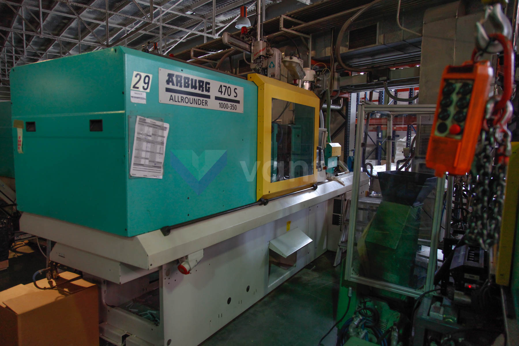 ARBURG 470 S ALLROUNDER 1000 - 350 100t injection molding machine (2000) id4542