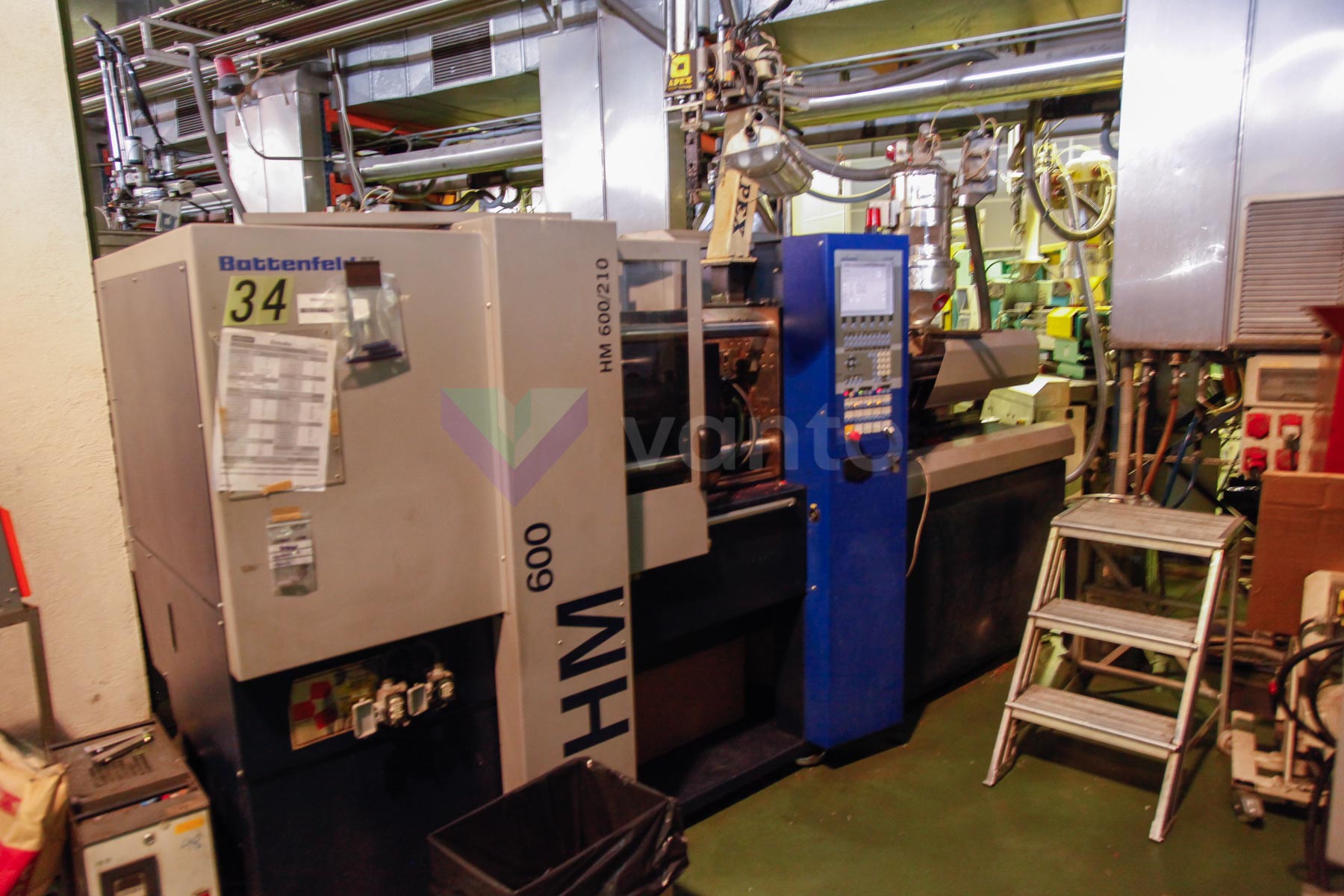 BATTENFELD BA HM 600 / 210 60t injection molding machine (2004) id4535