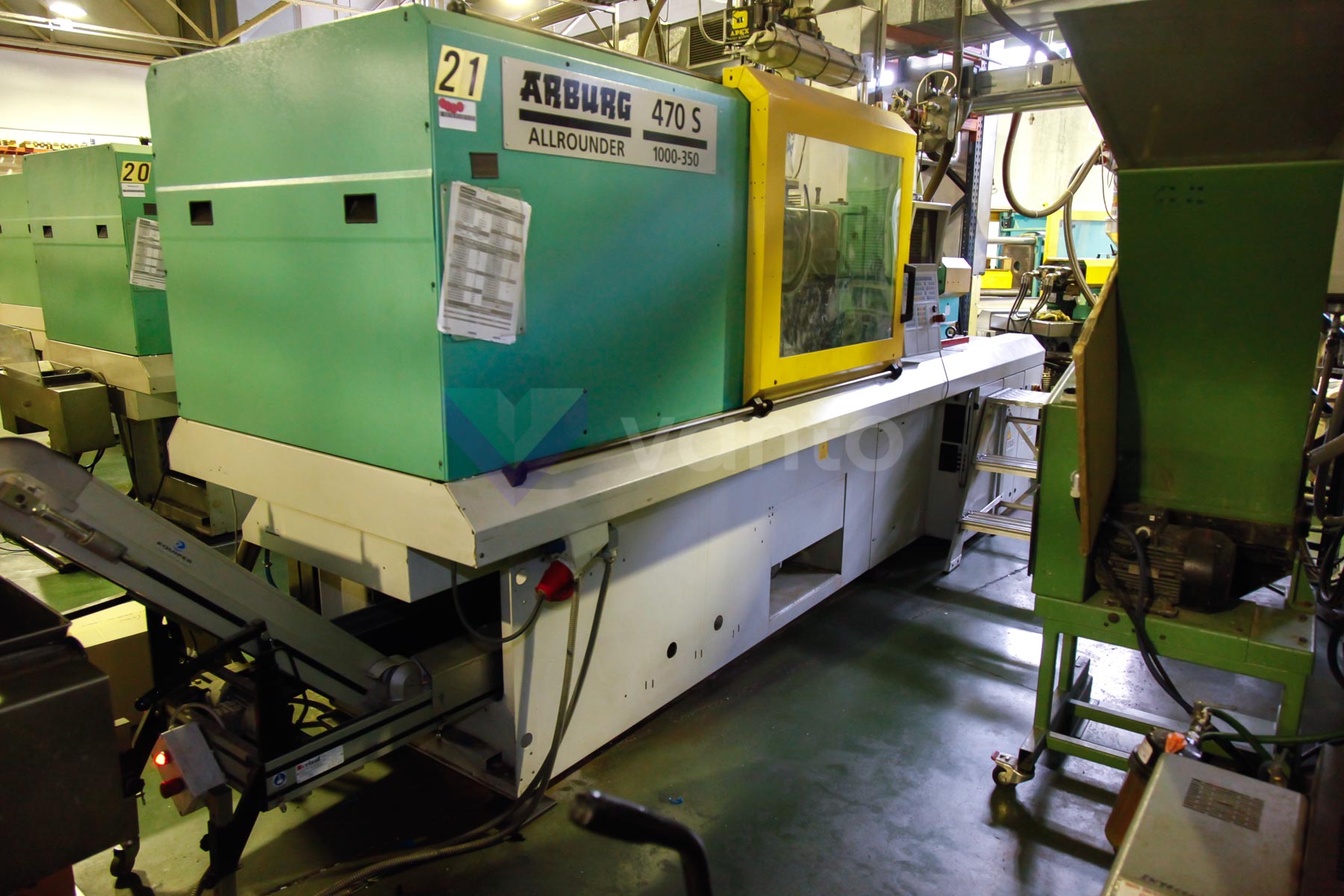 ARBURG 470 S ALLROUNDER 1000 - 350 100t injection molding machine (2002) id4539