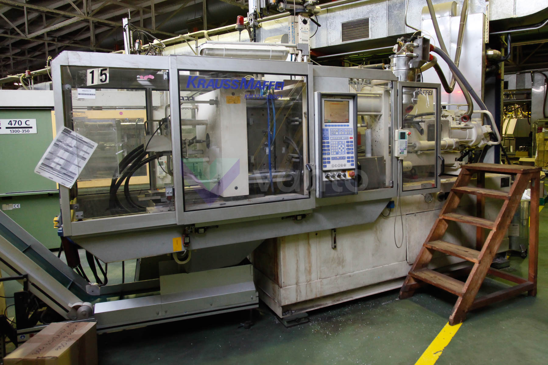KRAUSS MAFFEI KM 125 - 390 CI 125t injection molding machine (1999) id4538