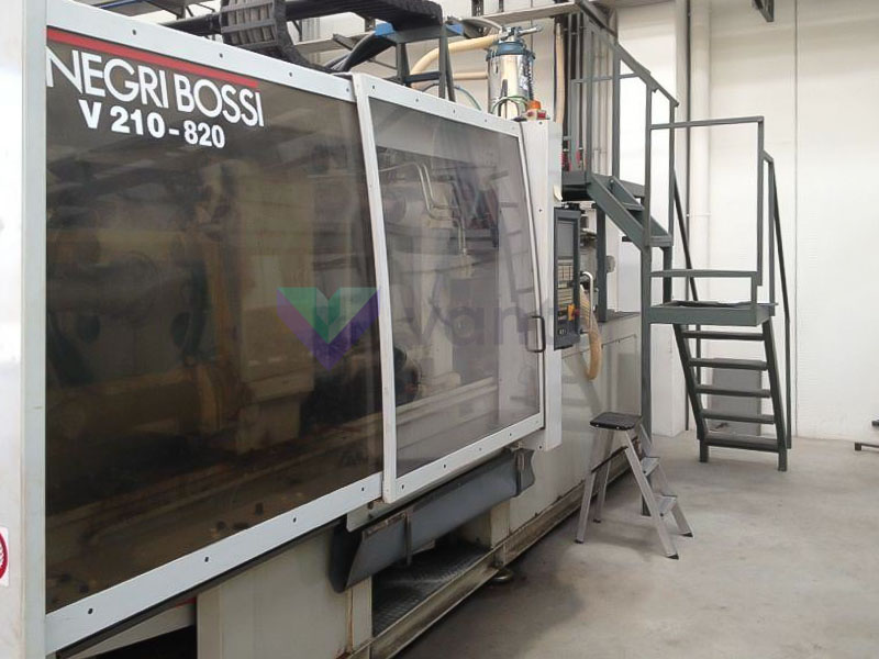 NEGRI BOSSI CANBIO V 210 - 820 210t injection molding machine (2001) id4664