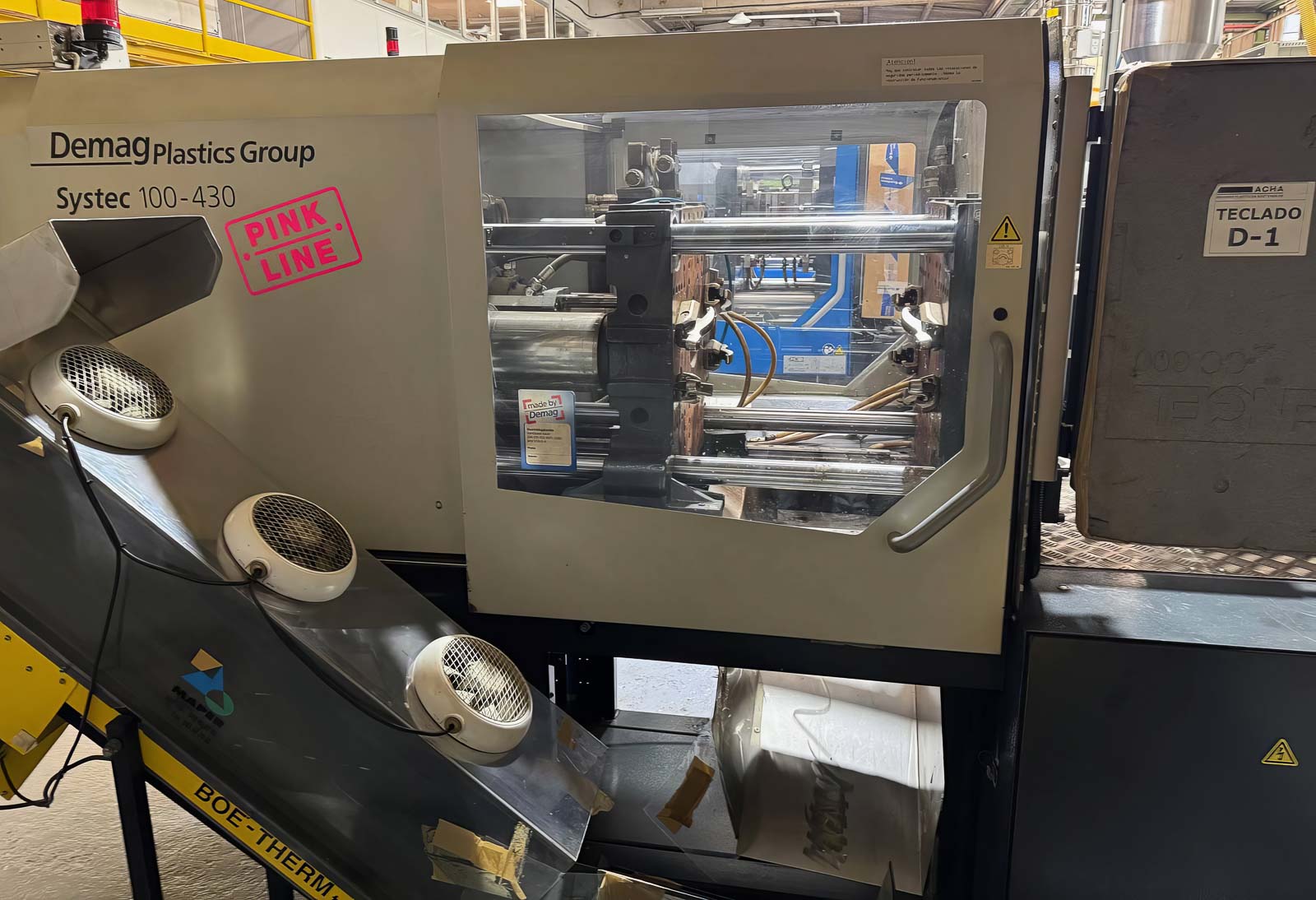 DEMAG SYSTEC 100-430 100t injection molding machine (2009) id11218