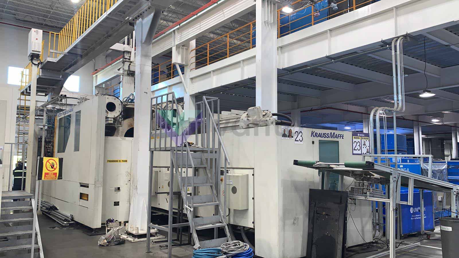 KRAUSS MAFFEI KM 2300-17200-12000 MX W 2300t injection molding machine (2009) id10492