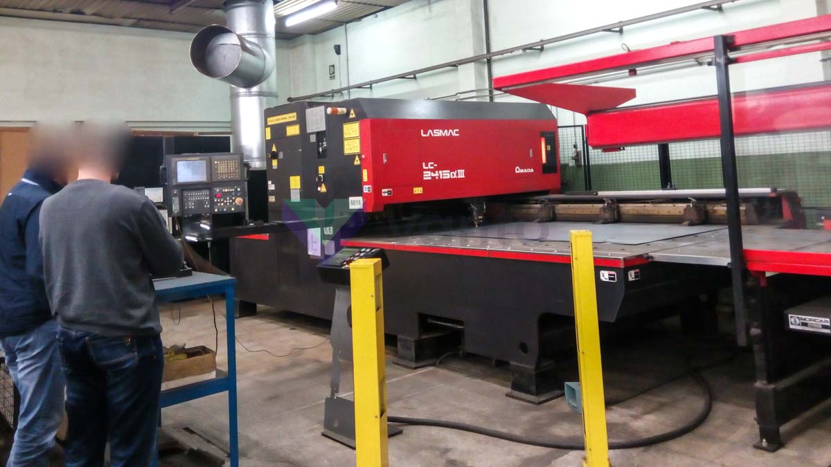 Lazer kesme makinesi (CO2) AMADA LC 2415 ALPHA III (1999) id4824
