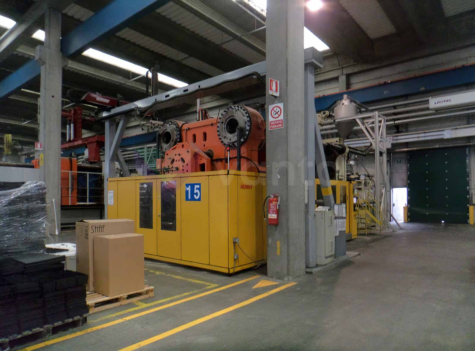 HUSKY E LINE 2700 RS 2700t injection molding machine (2002) id4899