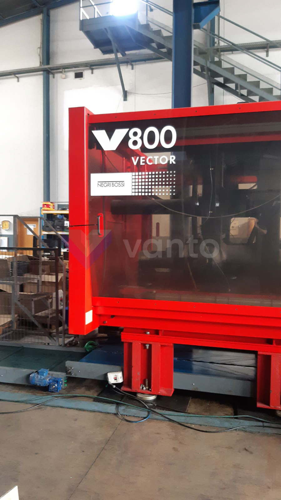 NEGRI BOSSI VECTOR V800 H 6700 800t injection molding machine (2012) id10407