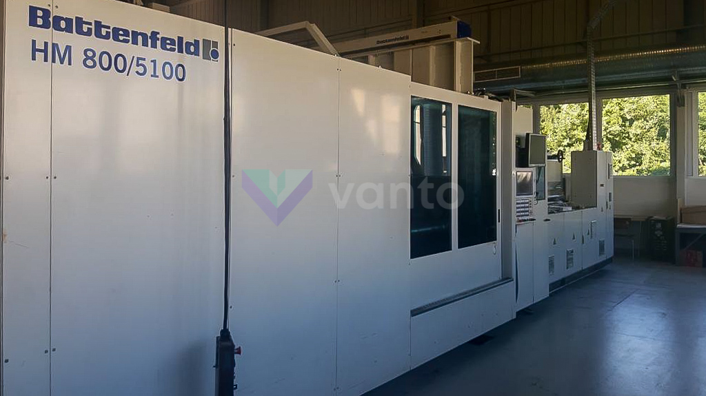 BATTENFELD HM 800 5100 800t injection molding machine (2007) id10430