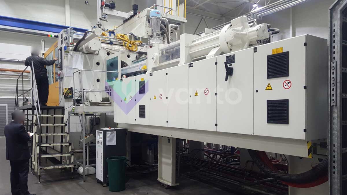 KRAUSS MAFFEI KM 1300-8100-6100 MX Injection molding machine 1300t (2008) id10227