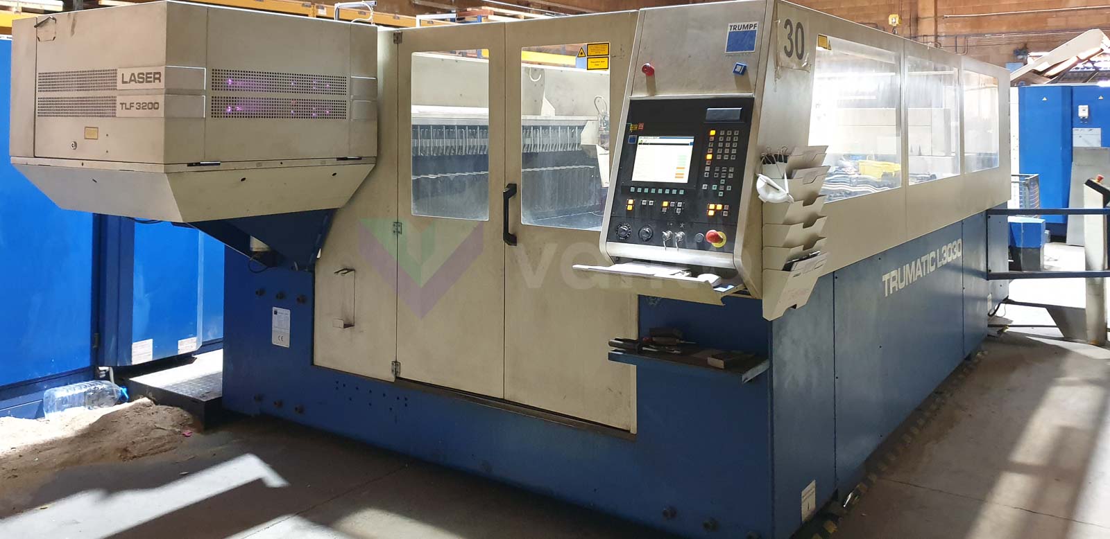 TRUMPF TRUMATIC L3030 Laser cutting machine (CO2) (2003) id10584