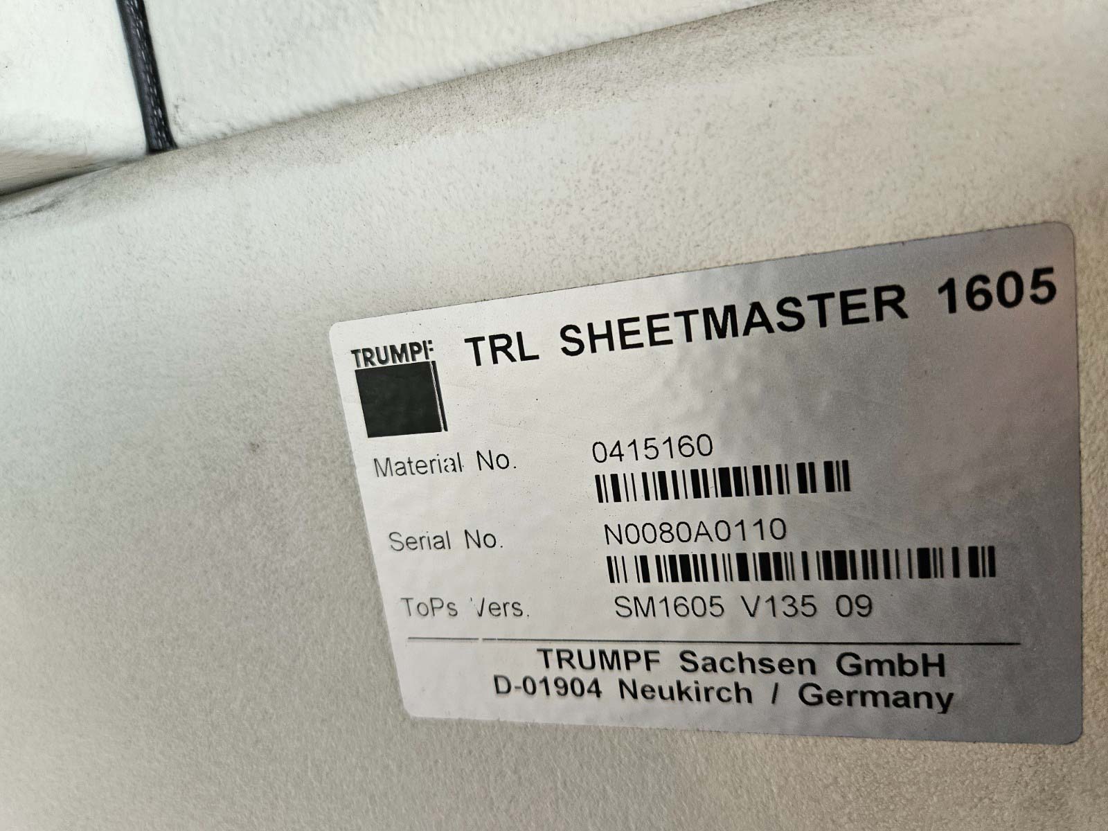 TRUMPF TRUMATIC 5000R CNC punching machine (2006) id11269 - Vanto