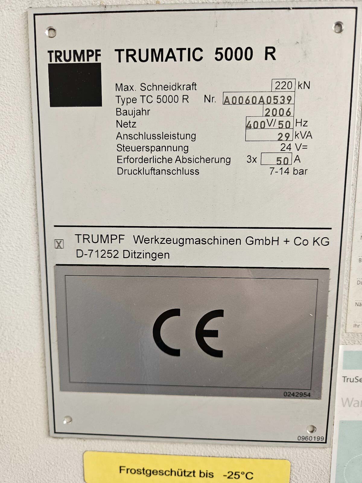 TRUMPF TRUMATIC 5000R CNC punching machine (2006) id11269 - Vanto