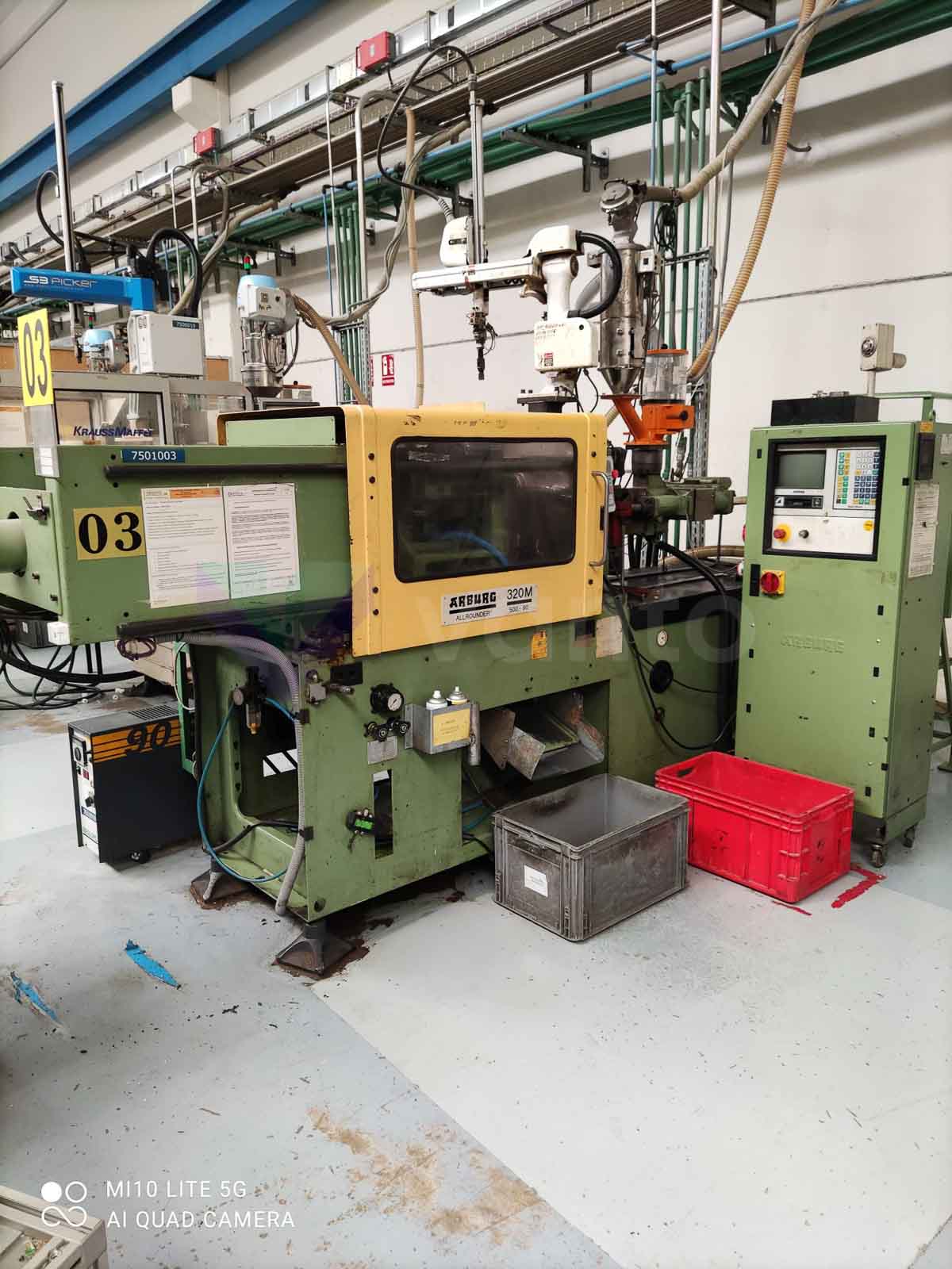 ARBURG 320 M 500-90 50t injection molding machine (1991) id10643