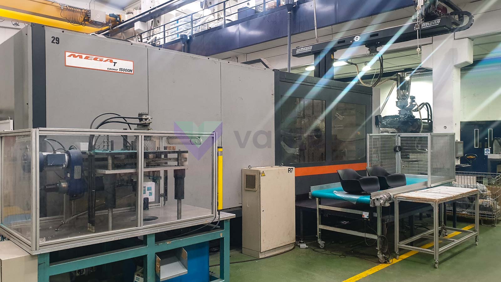 Máquina de moldeo por inyección de 1500t SANDRETTO MEGA T 1500 (1998 ...